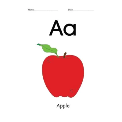 Letter A Identification colorful worksheet