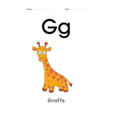 Letter G Identification colorful worksheet