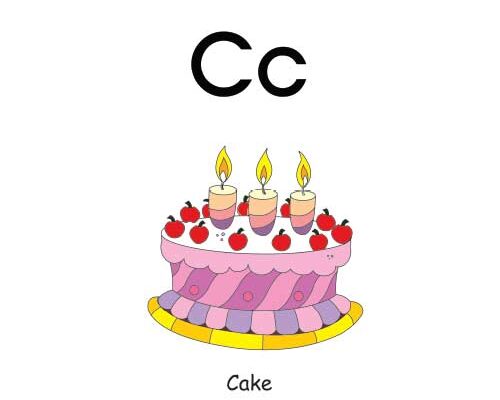 Letter C Identification colorful worksheet