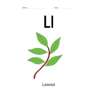 Letter L Identification colorful worksheet