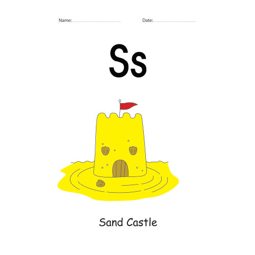 Letter S Identification colorful worksheet